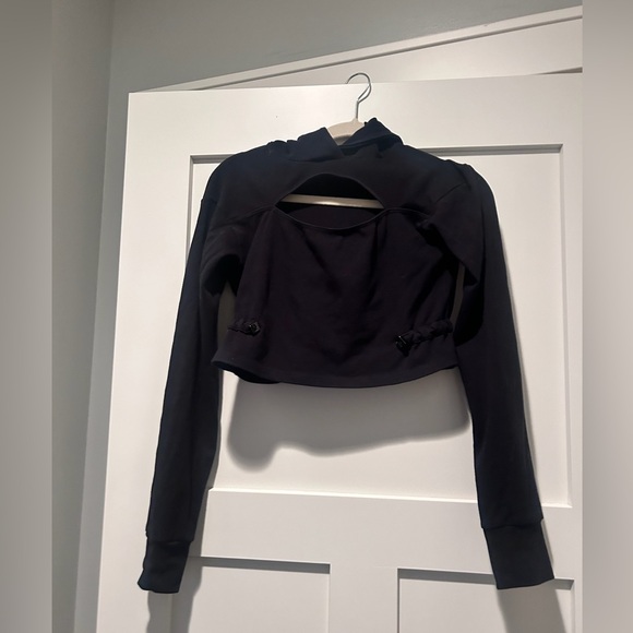 Bombshell cropped Cinched Hoodie with cut out- Medium. Vintage - no longer made - Picture 2 of 5